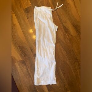 White linen GAP pants.